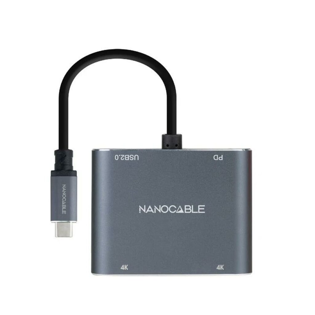 Αντάπτορας USB C σε HDMI NANOCABLE 10.16.4305 4K Ultra HD Γκρι 15 cm