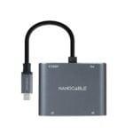 Αντάπτορας USB C σε HDMI NANOCABLE 10.16.4305 4K Ultra HD Γκρι 15 cm