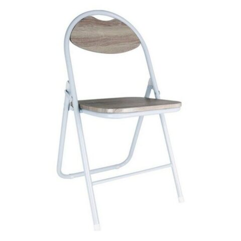 πτυσσόμενη καρέκλα Confortime Ξύλο Μέταλλο Λευκή (44 x 4 x 80 cm)