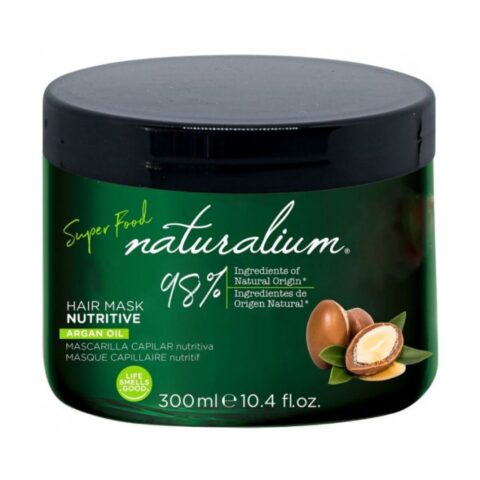 Θρεπτική Mάσκα Mαλλιών Naturalium Super Food Αργανέλαιο 300 ml
