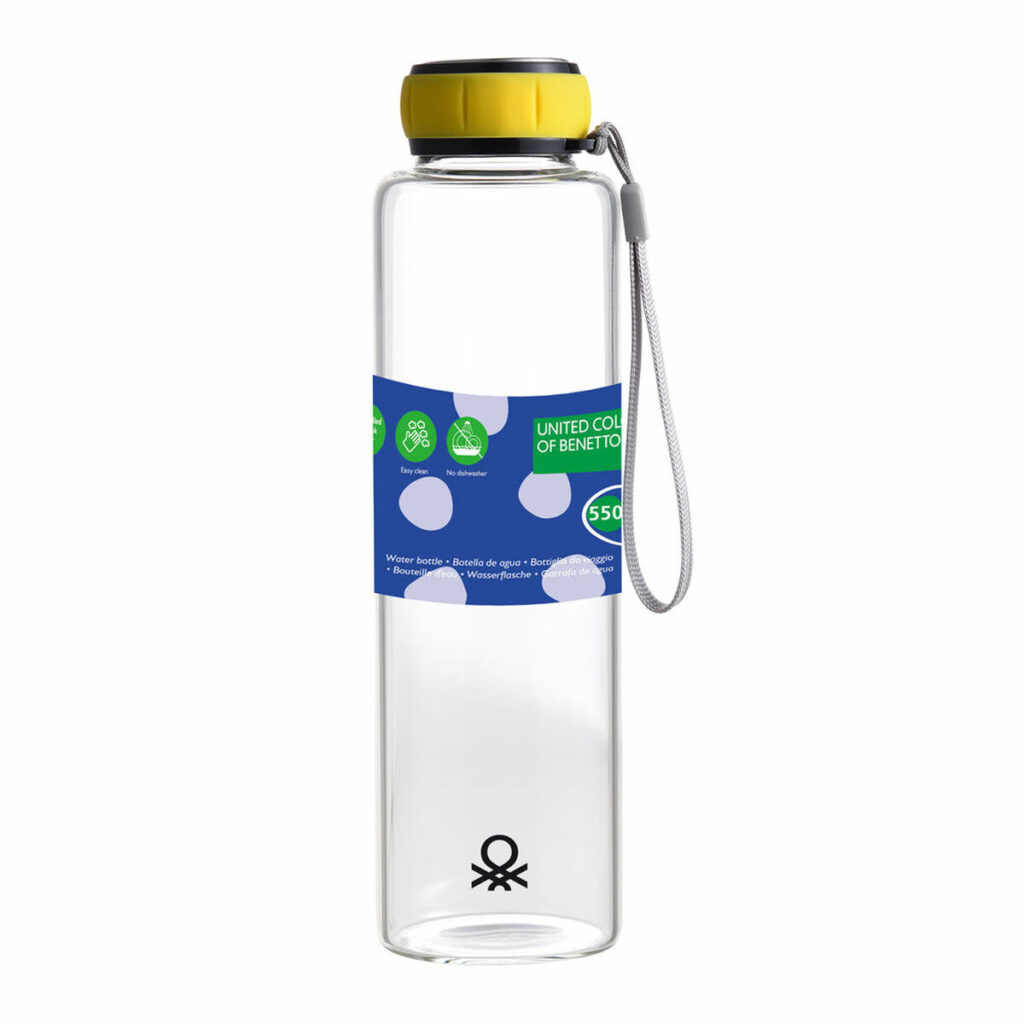 Μπουκάλι νερού  RAINBOW BE Benetton BE099 Κίτρινο 550 ml
