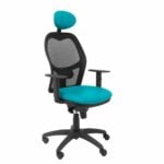 Καρέκλα γραφείου με κεφαλάρι Jorquera malla P&C SNSPVEC Πράσινο
