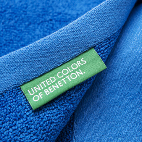 Πετσέτα μπάνιου Benetton ORGÁNIC BE Μπλε 50 x 90 cm