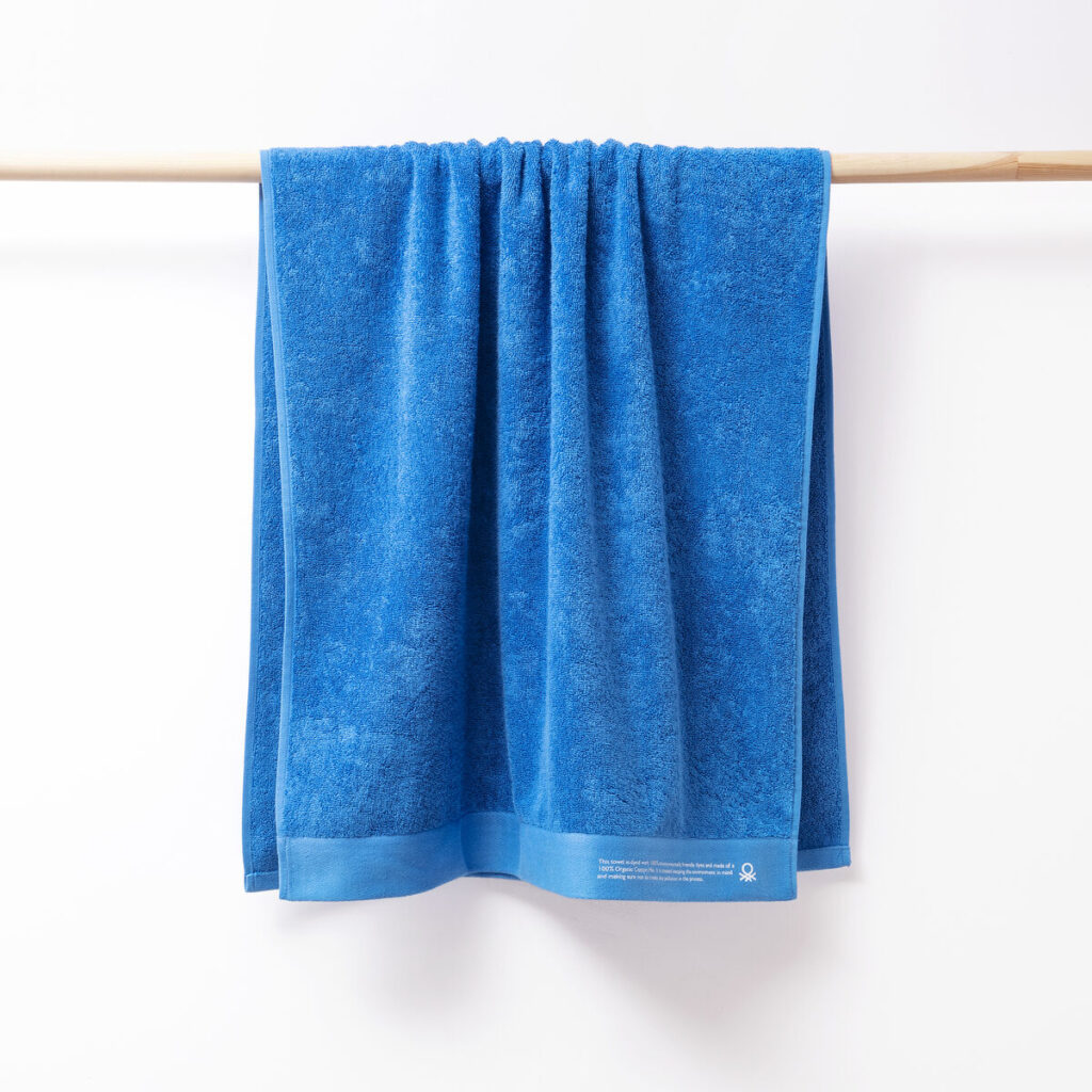 Πετσέτα μπάνιου Benetton ORGÁNIC BE Μπλε 70 x 140 cm