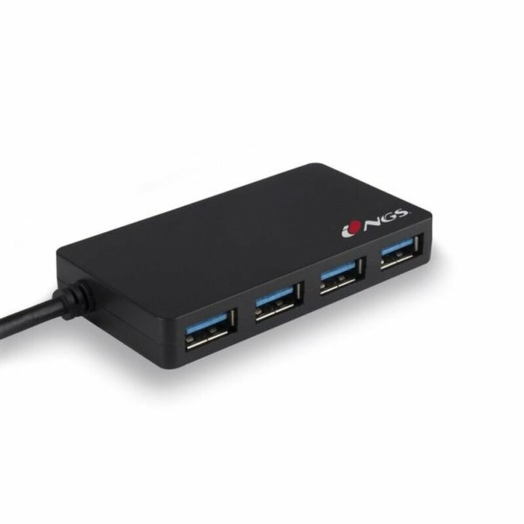 USB Hub NGS iHub 3.0 480 Mbps Μαύρο