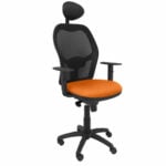 Καρέκλα γραφείου με κεφαλάρι Jorquera P&C ALI308C Πορτοκαλί