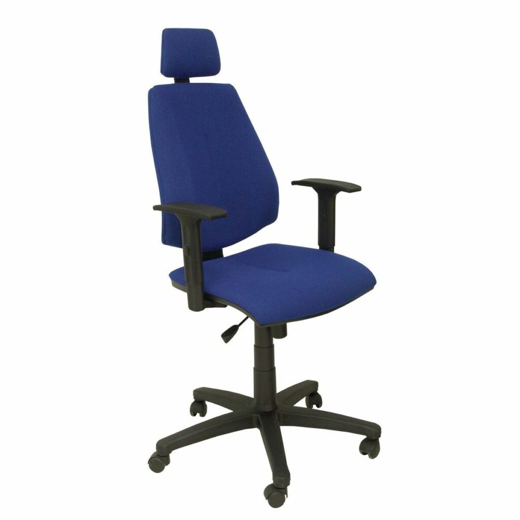 Καρέκλα γραφείου με κεφαλάρι  Montalvos P&C 942253 Μπλε