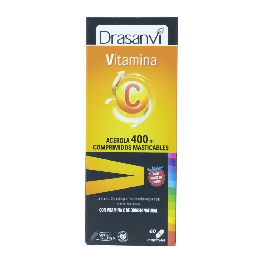 Συμπλήρωμα Διατροφής Drasanvi    Βιταμίνη C 60 Μονάδες Φρούτα του Δάσους