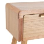 Κονσόλα HONEY Φυσικό Ξυλο παουλόβνια Ξύλο MDF 110 x 30 x 78 cm