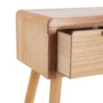 Κονσόλα HONEY Φυσικό Ξυλο παουλόβνια Ξύλο MDF 110 x 30 x 78 cm
