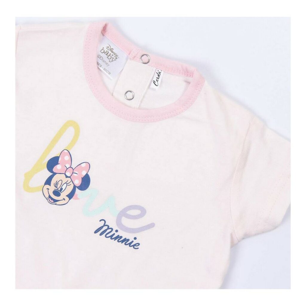 Kαλοκαιρινή παιδική πιτζάμα Minnie Mouse Ροζ