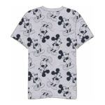 Ανδρική Μπλούζα με Κοντό Μανίκι Mickey Mouse Γκρι
