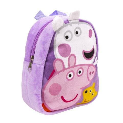 Σχολική Τσάντα Peppa Pig Λιλά 18 x 22 x 8 cm