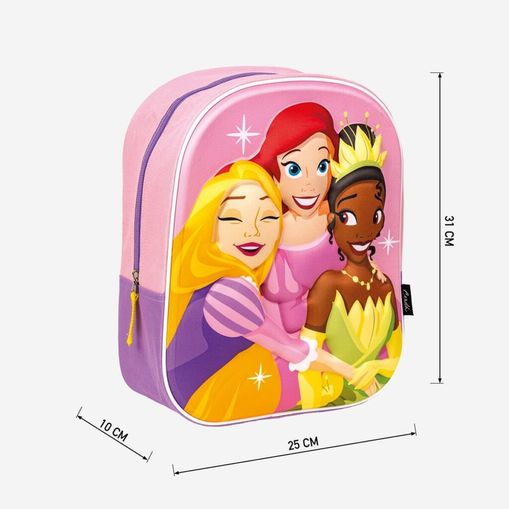 Σχολική Τσάντα Princesses Disney Ροζ 25 x 31 x 10 cm