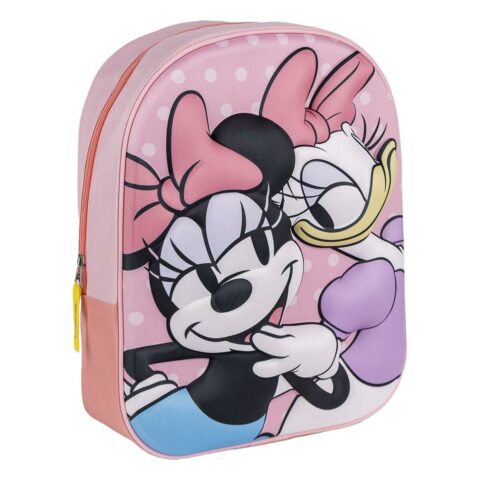 Σχολική Τσάντα Minnie Mouse Ροζ 25 x 31 x 10 cm