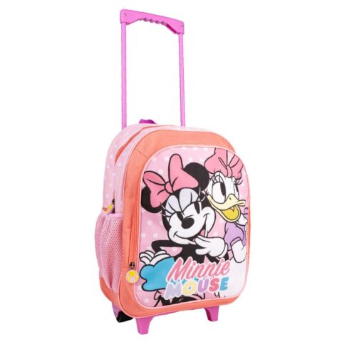 Σχολική Τσάντα με Ρόδες Minnie Mouse Ροζ 31 x 14 x 41 cm