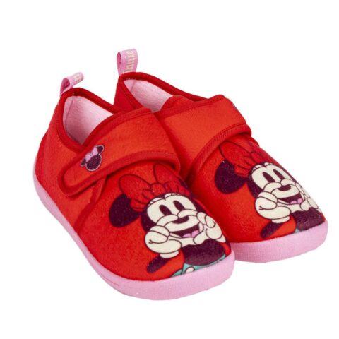 παντόφλες για το σπίτι Minnie Mouse Velcro Κόκκινο