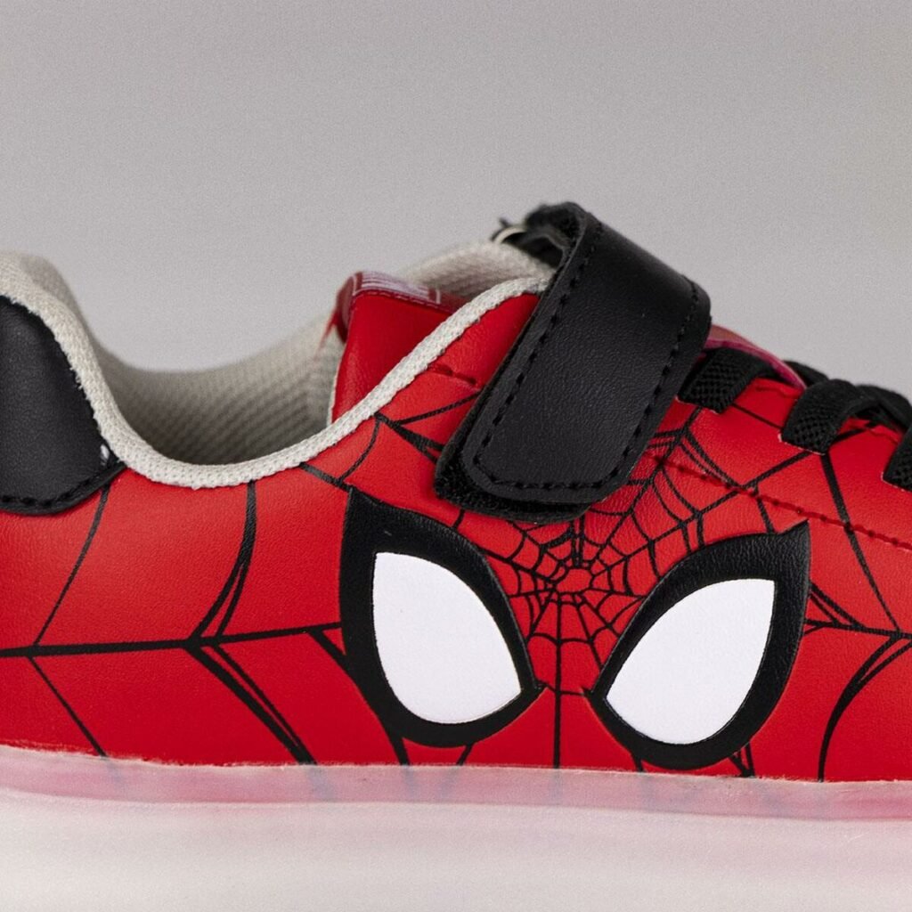 Αθλητικα παπουτσια με LED Spiderman Velcro Κόκκινο