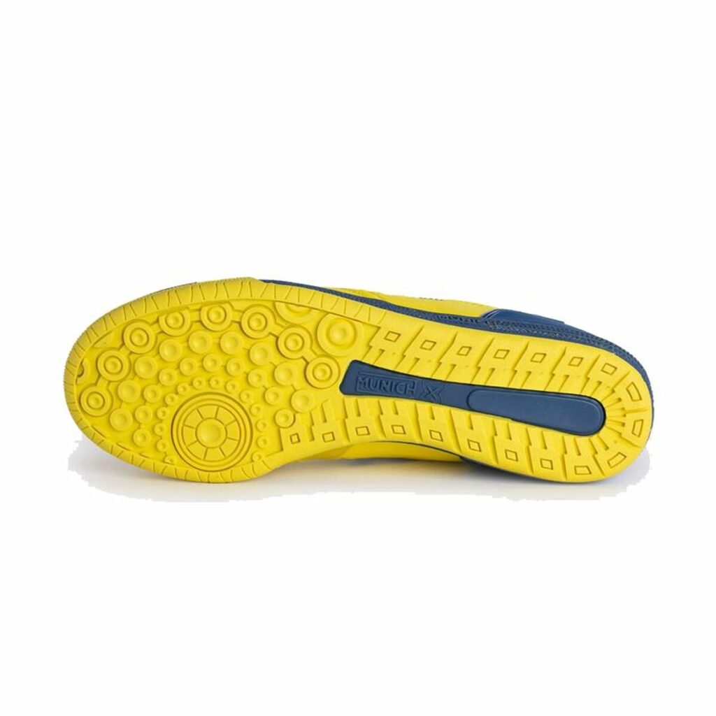 Παπούτσια Ποδοσφαίρου Σάλας για Ενήλικες Munich G-3 Indoor 362 Κίτρινο Μπλε Άντρες