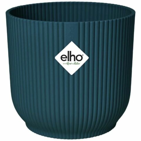 Βάζο Λουλουδιών Elho   Ø 25 cm Στρογγυλή Σκούρο μπλε Πλαστική ύλη