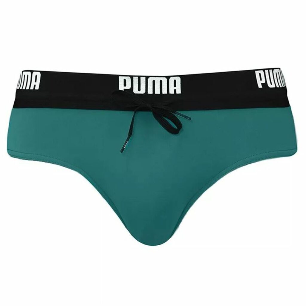 Ανδρικά Μαγιό Puma Swim Logo Brief Σκούρο πράσινο
