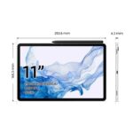 Tablet Samsung Galaxy Tab S8 5G Ασημί 8 GB 128 GB 8 GB RAM