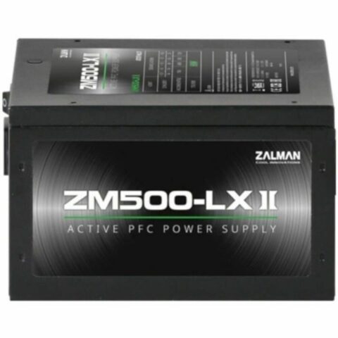 Τροφοδοσία Ρεύματος Zalman ZM500-LXII Μαύρο 500 W RoHS 110 W