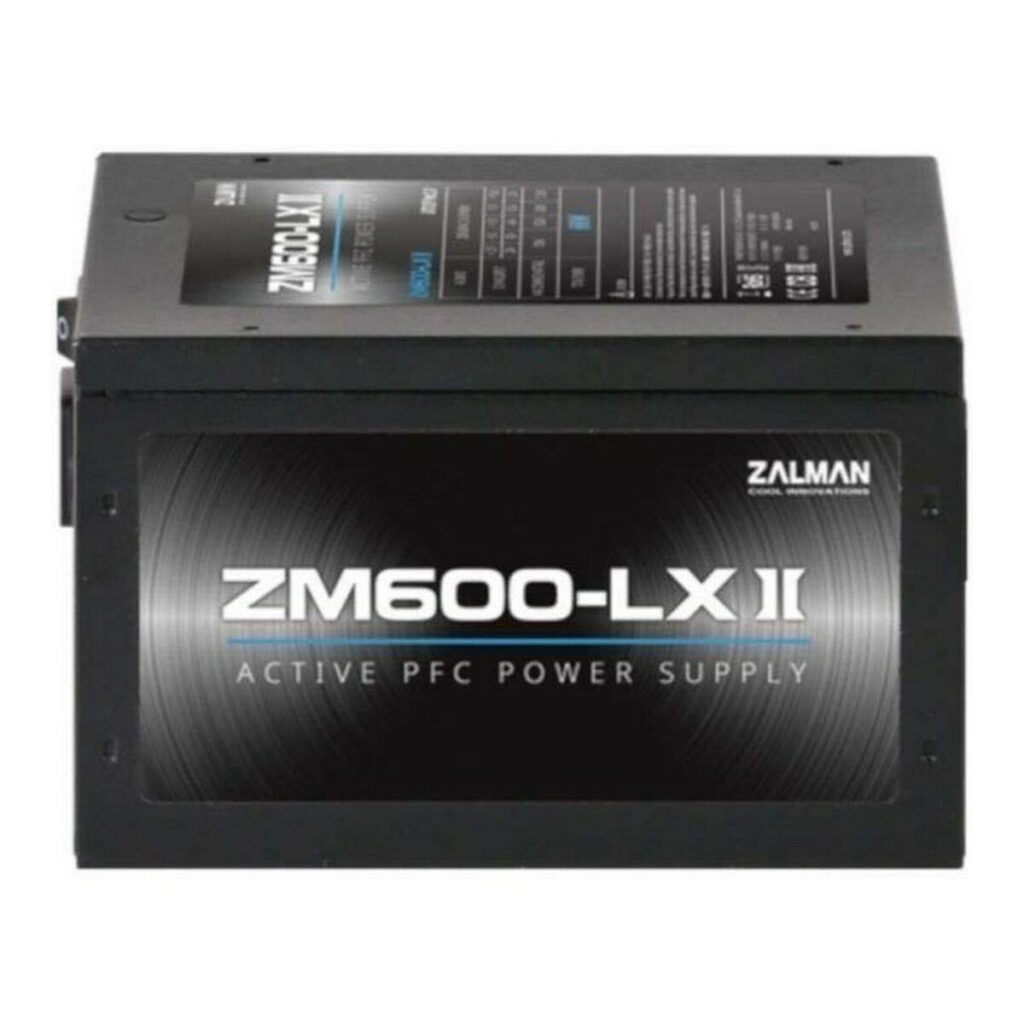 Τροφοδοσία Ρεύματος Zalman ZM600-LXII Μαύρο 600 W RoHS