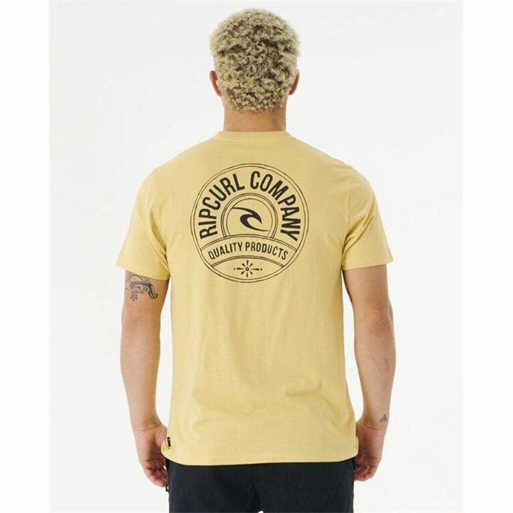 Μπλουζάκι Rip Curl Stapler Κίτρινο Άντρες