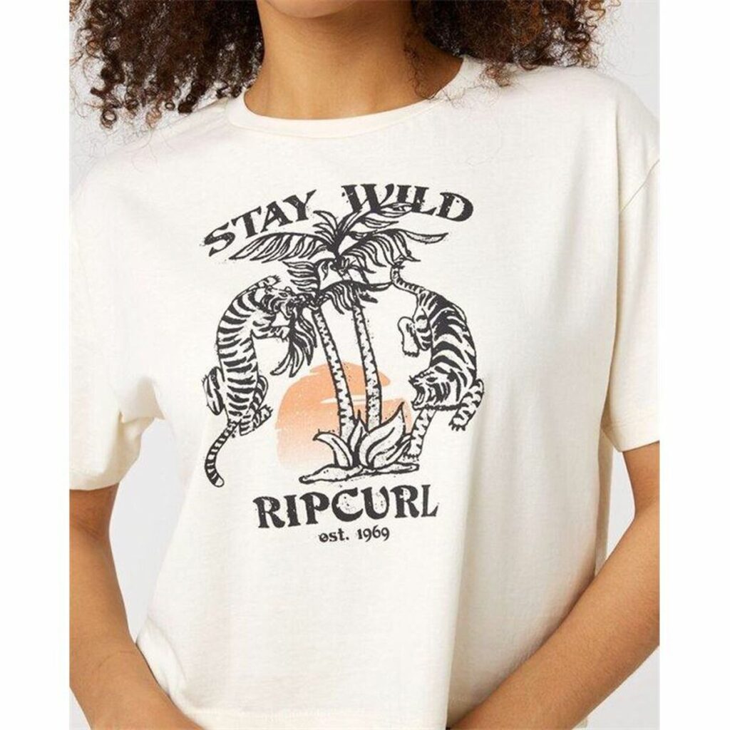 Μπλουζάκι Rip Curl Stay Wild  Λευκό