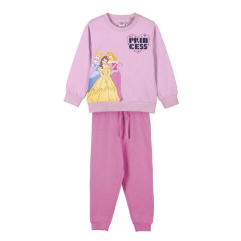 Παιδική Αθλητική Φόρμα Princesses Disney Ανοιχτό Ροζ