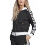 Γυναικείο Αθλητικό Μπουφάν Adidas TRACKTOP IC2138 Μαύρο