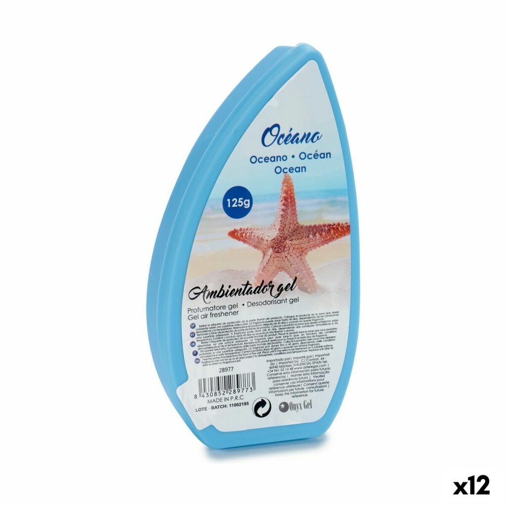 Αποσμητικό Χώρου Τζελ Ocean 125 g (12 Μονάδες)