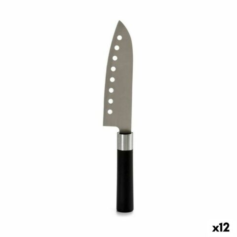 Μαχαίρι Κουζίνας Μαύρο Ασημί Ανοξείδωτο ατσάλι Πλαστική ύλη 5 x 30 x 2