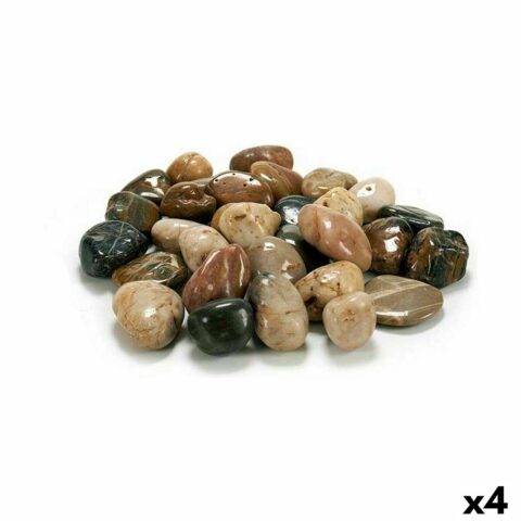 Διακοσμητικές Πέτρες Γκρι Καφέ 3 Kg (4 Μονάδες)