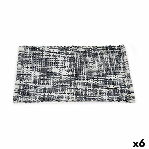 Αντιολισθητικό χαλί ντους 50 x 80 cm Σκούρο γκρίζο (x6)