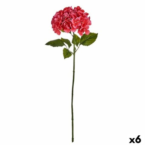 Διακοσμητικό Λουλούδι Ορτανσία Φούξια 15 x 70 x 21 cm (x6)