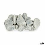 Διακοσμητικές Πέτρες 2 Kg Ανοιχτό Γκρι (x6)