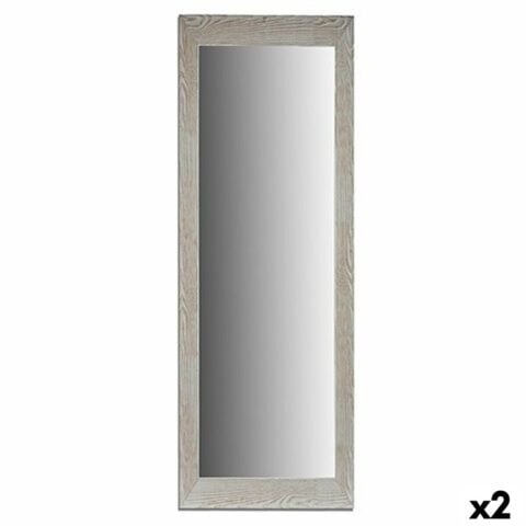 Τοίχο καθρέφτη Ξύλο Λευκό Γυαλί 53