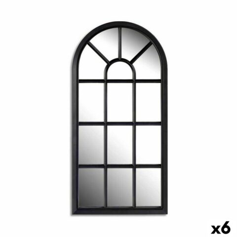 Τοίχο καθρέφτη Παράθυρο Μαύρο Γυαλί Πλαστική ύλη 34