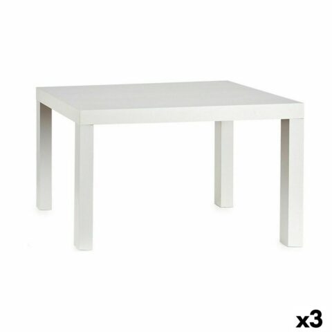 Βοηθητικό Τραπέζι Λευκό Ξύλο 50 x 45 x 79 cm (3 Μονάδες)