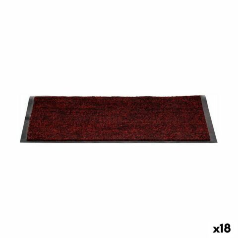 Πατάκι Μαύρο Κόκκινο PVC 60 x 2 x 40 cm (x18)