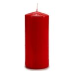 Κερί Κόκκινο 9 x 20 x 9 cm (4 Μονάδες)