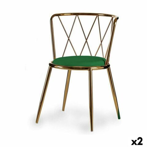 Καρέκλα Ρόμπος Πράσινο Χρυσό 50