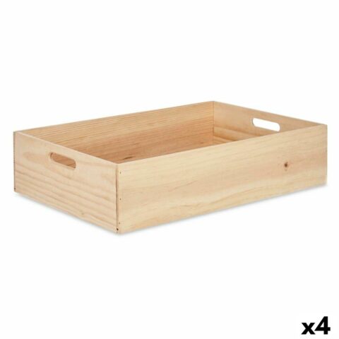 Διακοσμητικό κουτί ξύλο πεύκου 40 x 14 x 60 cm (4 Μονάδες)
