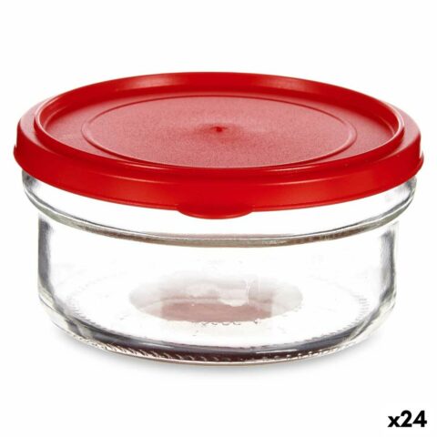 Στρογγυλό άπερ με Καπάκι Κόκκινο Πλαστική ύλη 415 ml 12 x 6 x 12 cm (24 Μονάδες)
