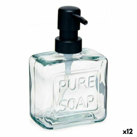 Διανομέας Σαπουνιού Pure Soap 250 ml Κρυστάλλινο Διαφανές Πλαστική ύλη (12 Μονάδες)