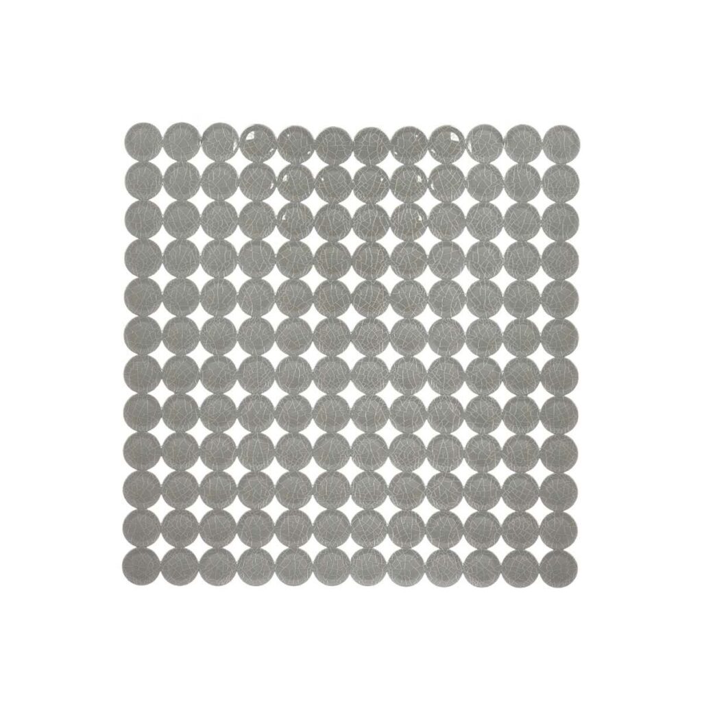 Αντιολισθητικό χαλί ντους Γκρι PVC 54 x 54 x 1 cm (x6)