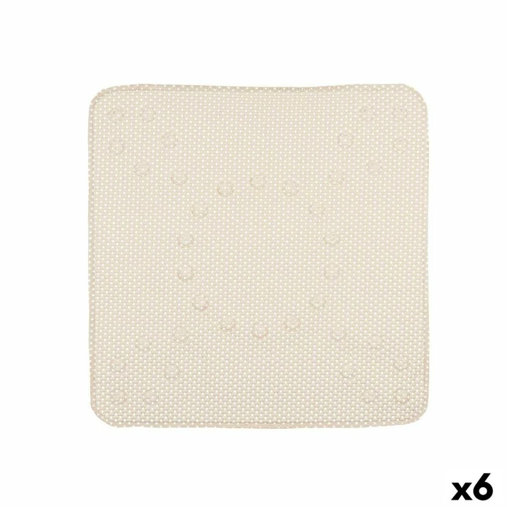 Αντιολισθητικό χαλί ντους Μπεζ PVC 53 x 52