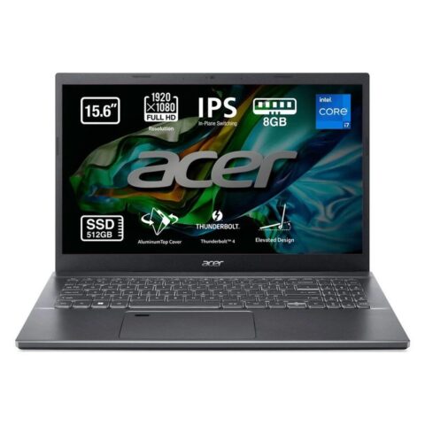 Notebook Acer Aspire 5 A515-57-76BV Πληκτρολόγιο Qwerty Intel Core I7-1255U 8 GB RAM 512 GB SSD